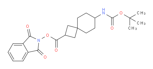 1,3-dioxo-2,3-dihydro-1H-isoindol-2-yl 7-{[(tert-butoxy)carbonyl]amino}spiro[3.5]nonane-2-carboxylate