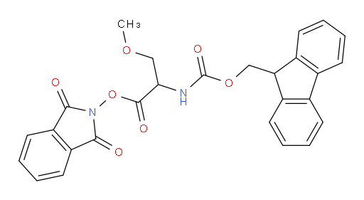 1,3-dioxo-2,3-dihydro-1H-isoindol-2-yl 2-({[(9H-fluoren-9-yl)methoxy]carbonyl}amino)-3-methoxypropanoate