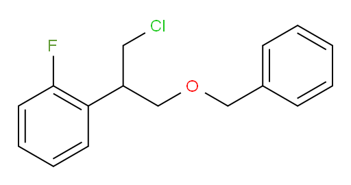 1-[1-(benzyloxy)-3-chloropropan-2-yl]-2-fluorobenzene
