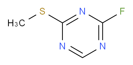 2-fluoro-4-(methylsulfanyl)-1,3,5-triazine