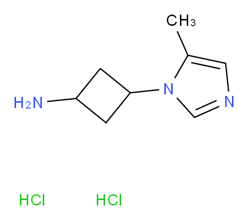 3-(5-methyl-1H-imidazol-1-yl)cyclobutan-1-amine dihydrochloride