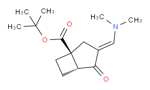 rac-tert-butyl (1R,3E,5S)-3-[(dimethylamino)methylidene]-4-oxobicyclo[3.2.0]heptane-1-carboxylate