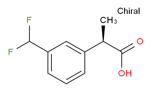 (2R)-2-[3-(difluoromethyl)phenyl]propanoic acid