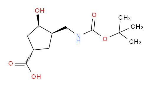 rac-(1R,3S,4S)-3-({[(tert-butoxy)carbonyl]amino}methyl)-4-hydroxycyclopentane-1-carboxylic acid