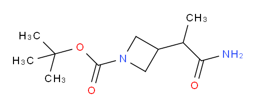 tert-butyl 3-(1-carbamoylethyl)azetidine-1-carboxylate