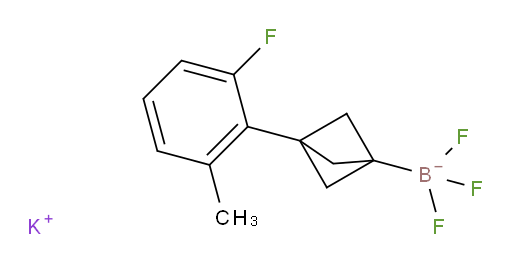 potassium trifluoro[3-(2-fluoro-6-methylphenyl)bicyclo[1.1.1]pentan-1-yl]boranuide