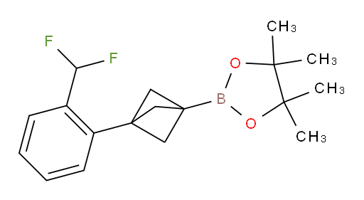 2-{3-[2-(difluoromethyl)phenyl]bicyclo[1.1.1]pentan-1-yl}-4,4,5,5-tetramethyl-1,3,2-dioxaborolane