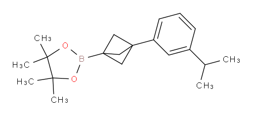 4,4,5,5-tetramethyl-2-{3-[3-(propan-2-yl)phenyl]bicyclo[1.1.1]pentan-1-yl}-1,3,2-dioxaborolane