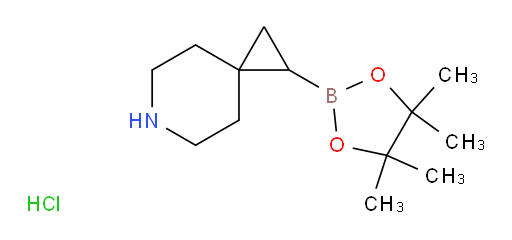 1-(4,4,5,5-tetramethyl-1,3,2-dioxaborolan-2-yl)-6-azaspiro[2.5]octane hydrochloride