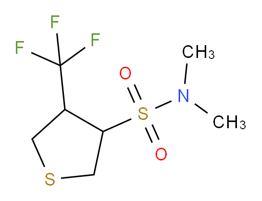 N,N-dimethyl-4-(trifluoromethyl)thiolane-3-sulfonamide
