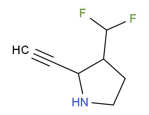 3-(difluoromethyl)-2-ethynylpyrrolidine