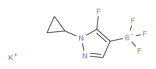 potassium (1-cyclopropyl-5-fluoro-1H-pyrazol-4-yl)trifluoroboranuide