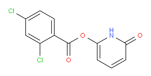 6-oxo-1,6-dihydropyridin-2-yl 2,4-dichlorobenzoate