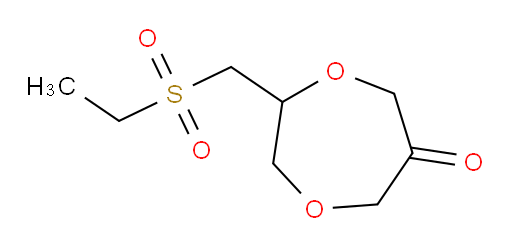 2-[(ethanesulfonyl)methyl]-1,4-dioxepan-6-one