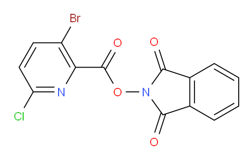 1,3-dioxo-2,3-dihydro-1H-isoindol-2-yl 3-bromo-6-chloropyridine-2-carboxylate