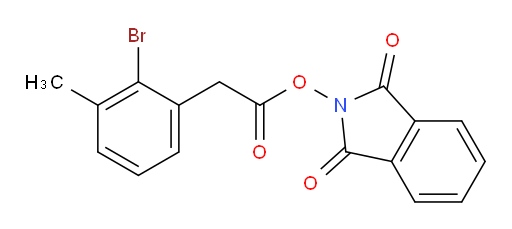 1,3-dioxo-2,3-dihydro-1H-isoindol-2-yl 2-(2-bromo-3-methylphenyl)acetate