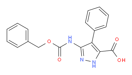 3-{[(benzyloxy)carbonyl]amino}-4-phenyl-1H-pyrazole-5-carboxylic acid