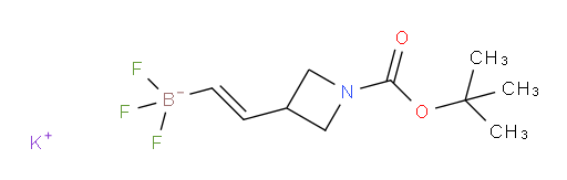 potassium [(1E)-2-{1-[(tert-butoxy)carbonyl]azetidin-3-yl}ethenyl]trifluoroboranuide