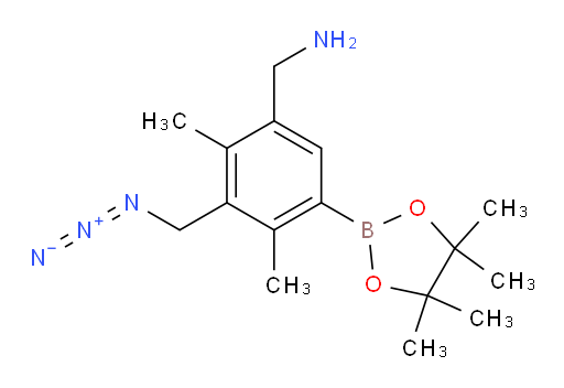 1-[3-(azidomethyl)-2,4-dimethyl-5-(4,4,5,5-tetramethyl-1,3,2-dioxaborolan-2-yl)phenyl]methanamine