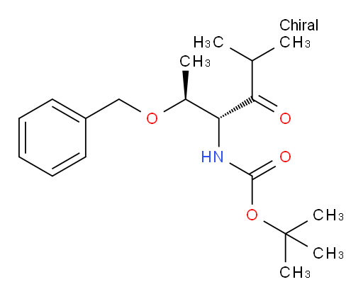 tert-butyl N-[(2S,3R)-2-(benzyloxy)-5-methyl-4-oxohexan-3-yl]carbamate