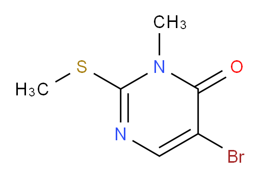 5-bromo-3-methyl-2-(methylsulfanyl)-3,4-dihydropyrimidin-4-one