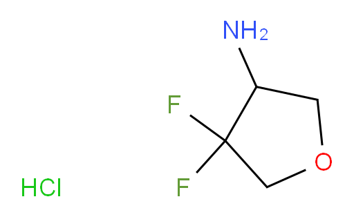 4,4-difluorooxolan-3-amine hydrochloride