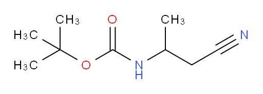 tert-butyl (1-cyanopropan-2-yl)carbamate