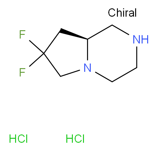 (8aS)-7,7-difluoro-octahydropyrrolo[1,2-a]piperazine dihydrochloride