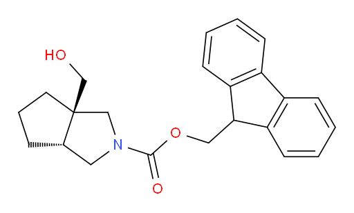 rac-(9H-fluoren-9-yl)methyl (3aR,6aR)-3a-(hydroxymethyl)-octahydrocyclopenta[c]pyrrole-2-carboxylate