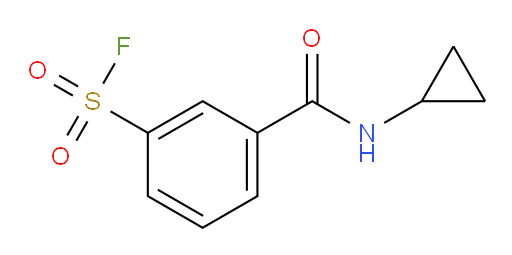 3-(cyclopropylcarbamoyl)benzene-1-sulfonyl fluoride