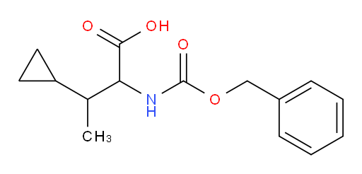 2-{[(benzyloxy)carbonyl]amino}-3-cyclopropylbutanoic acid