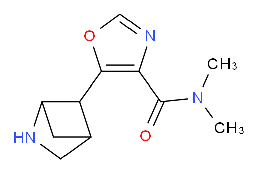 5-{2-azabicyclo[2.1.1]hexan-5-yl}-N,N-dimethyl-1,3-oxazole-4-carboxamide