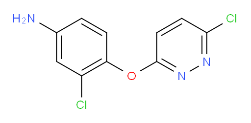 3-chloro-4-[(6-chloropyridazin-3-yl)oxy]aniline