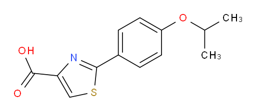 2-[4-(propan-2-yloxy)phenyl]-1,3-thiazole-4-carboxylic acid