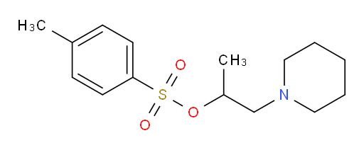 1-(piperidin-1-yl)propan-2-yl 4-methylbenzene-1-sulfonate