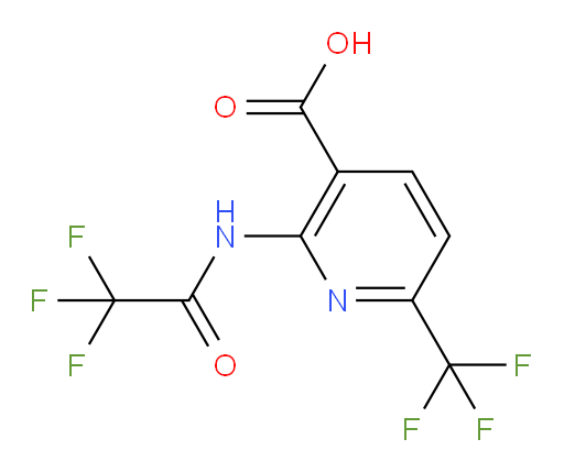 2-(2,2,2-trifluoroacetamido)-6-(trifluoromethyl)pyridine-3-carboxylic acid