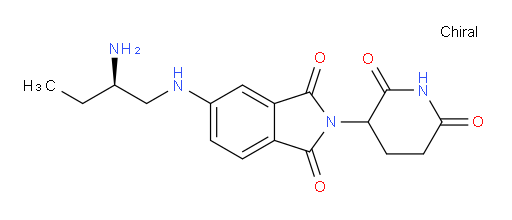 5-{[(2R)-2-aminobutyl]amino}-2-(2,6-dioxopiperidin-3-yl)-2,3-dihydro-1H-isoindole-1,3-dione