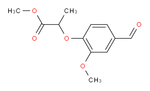 methyl 2-(4-formyl-2-methoxyphenoxy)propanoate