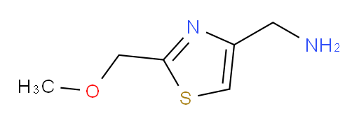 [2-(methoxymethyl)-1,3-thiazol-4-yl]methanamine