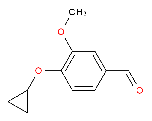 4-cyclopropoxy-3-methoxybenzaldehyde