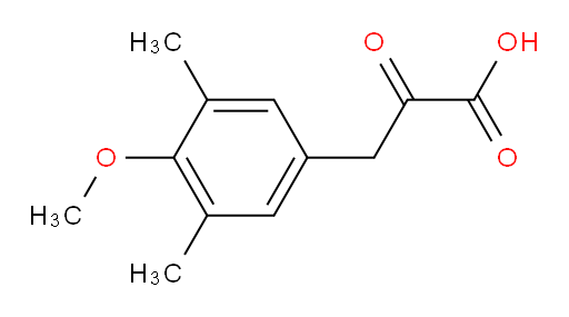 3-(4-methoxy-3,5-dimethylphenyl)-2-oxopropanoic acid