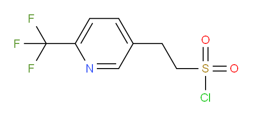 2-[6-(trifluoromethyl)pyridin-3-yl]ethane-1-sulfonyl chloride