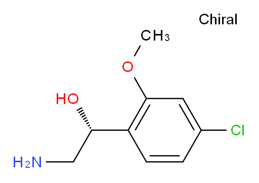 (1R)-2-amino-1-(4-chloro-2-methoxyphenyl)ethan-1-ol