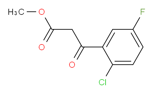 methyl 3-(2-chloro-5-fluorophenyl)-3-oxopropanoate
