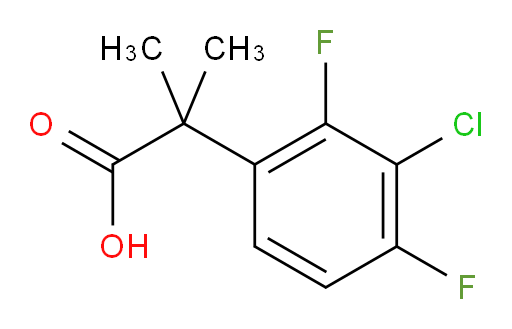 2-(3-chloro-2,4-difluorophenyl)-2-methylpropanoic acid