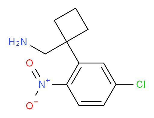 [1-(5-chloro-2-nitrophenyl)cyclobutyl]methanamine