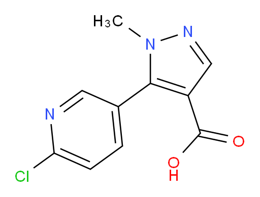 5-(6-chloropyridin-3-yl)-1-methyl-1H-pyrazole-4-carboxylic acid