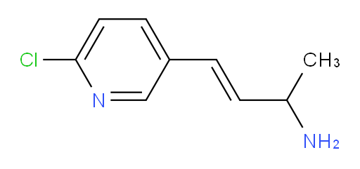 4-(6-chloropyridin-3-yl)but-3-en-2-amine