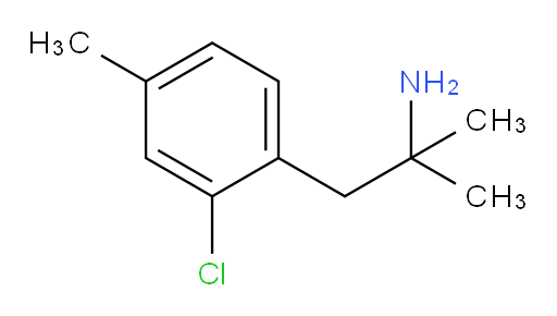 1-(2-chloro-4-methylphenyl)-2-methylpropan-2-amine