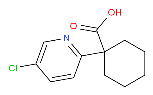 1-(5-chloropyridin-2-yl)cyclohexane-1-carboxylic acid